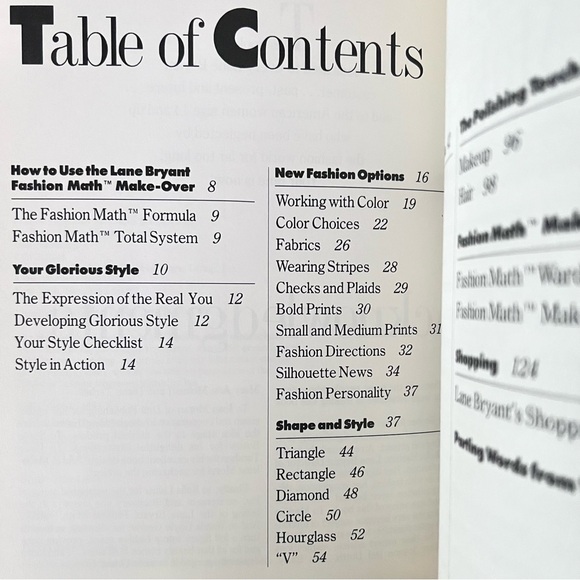 Vintage Lane Bryant Fashion Math Make Over Book ‘80s Sizes 14 and Up Guide - Picture 3 of 13